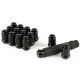 Set of 16 Black Lug Nuts for CanAm, Honda, and Polaris ATV or UTV's